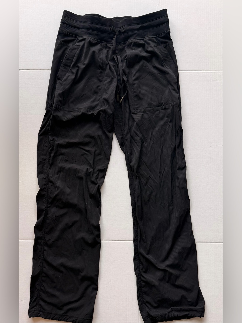 Lululemon Dance Studio Pants Black Size 6 Straight Leg Full Length